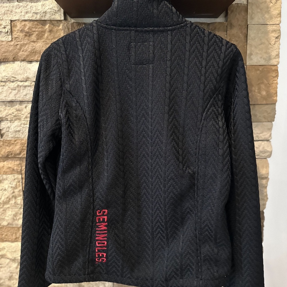 Black Cable Patterned Fsu Jacket - image 4